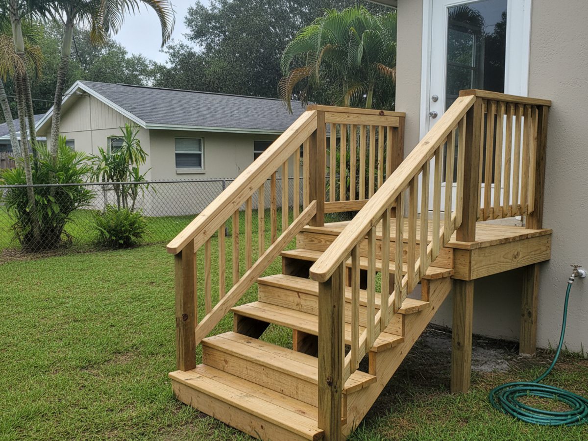 Deck Staining & Sealing completed by Infinite Deck Company in Fort Lauderdale, FL