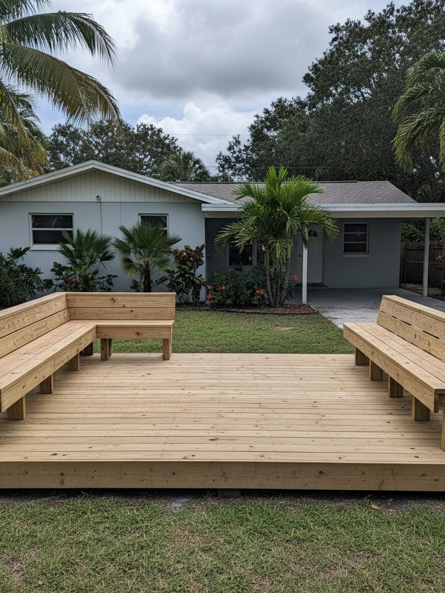 Deck Repair completed by Infinite Deck Company in Miami, FL