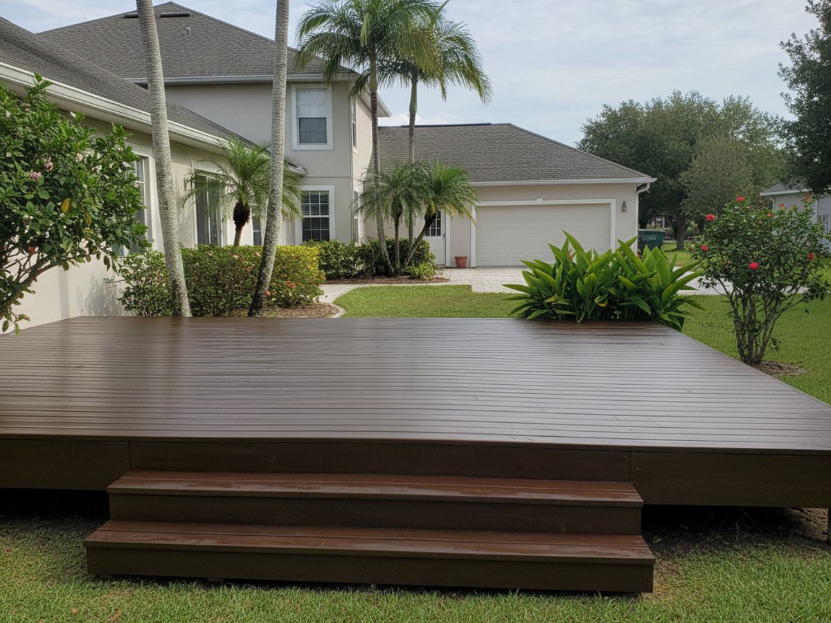 Pool Deck Installation completed by Infinite Deck Company in Miramar, FL