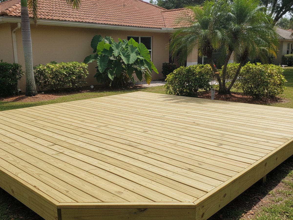 Deck Board Replacement completed by Infinite Deck Company in Pompano Beach, FL