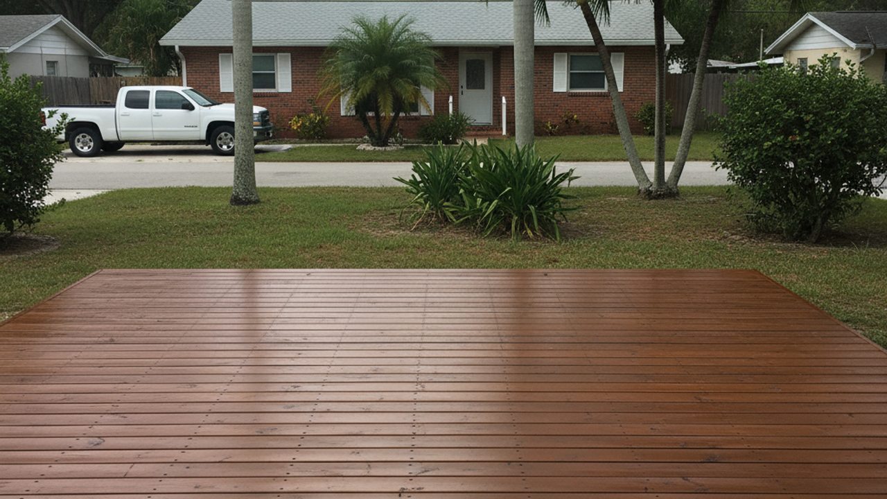 Composite Decking Installation completed by Infinite Deck Company in Fort Lauderdale, FL
