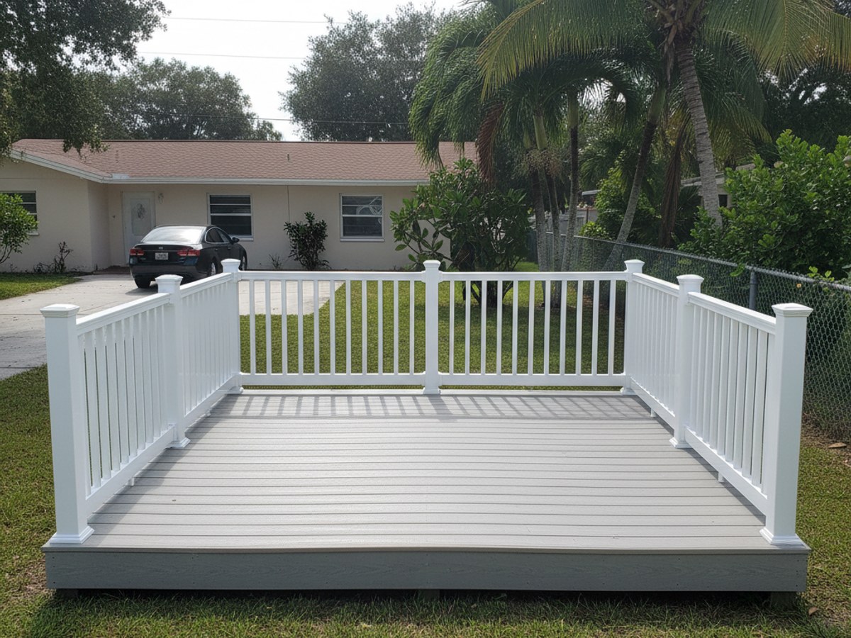 Deck Board Replacement completed by Infinite Deck Company in Miramar, FL