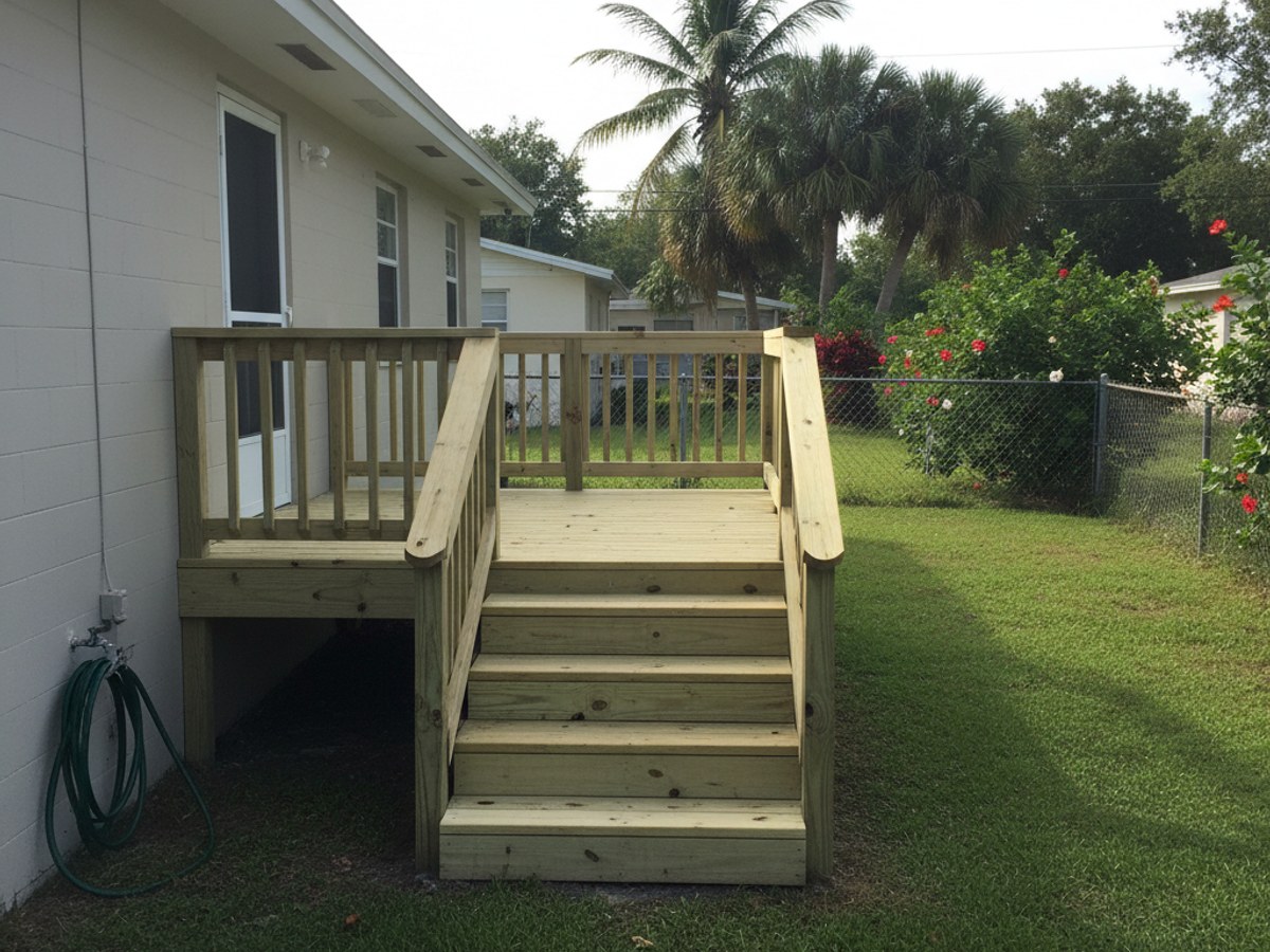 Deck Demolition & Removal completed by Infinite Deck Company in Pompano Beach, FL